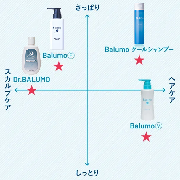 オリジナルヘアケア商品ダイアグラム